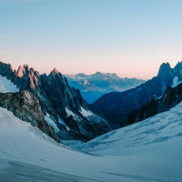 Tapete „Snowy Mountain Panoramic“