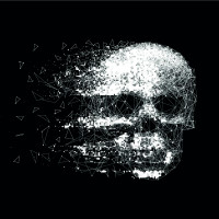 Panoramatapete Kunst Totenkopf Skull