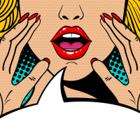 Panoramatapete Pop Art