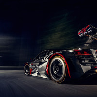 Audi R8 Racing Panorama-Hintergrundbild