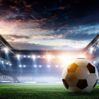 Fußball 2 Panorama-Tapete