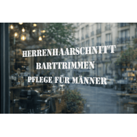 Klebebeschriftung für Fenster