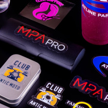 Transparenter Aufkleber