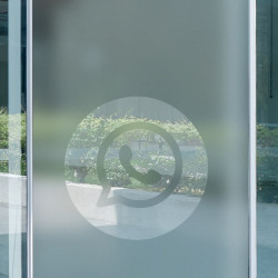 Muster Soziale Netzwerke in Verdunkelungsfolie