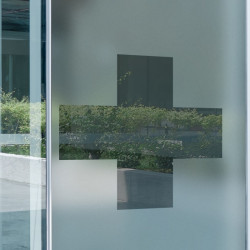 Cross Pharmacy 3 Sichtschutz-Fensterfolie