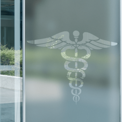 Caduceus Medical Logo Sichtschutzfolie