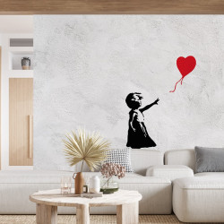 Banksy Panoramatapete - Das Mädchen mit dem Ballon 2