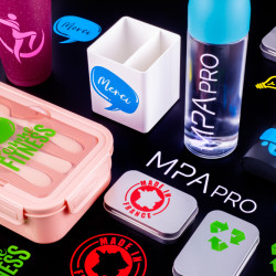 Geformte Vinylaufkleber