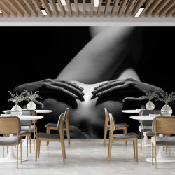 Sexy Frau Panoramatapete