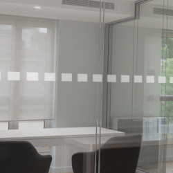 Visualisierungsstreifen Quadratisch mattiert 5 cm