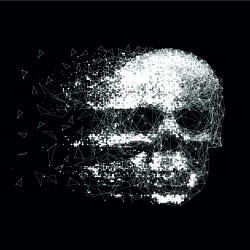 Panoramatapete Kunst Totenkopf Skull