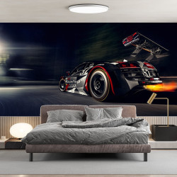 Audi R8 Racing Panorama-Hintergrundbild