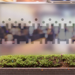 Rechtsanwalt Logo Bourrelier Fries Privacy Fensterfolie