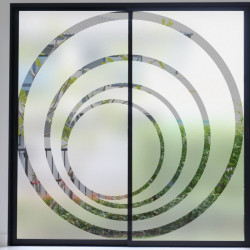 Design Cercle Sichtschutz-Fensterfolie