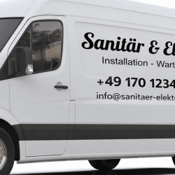 Klebebeschriftung fürs Auto