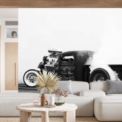 Burn Hotrod Kustom Panorama-Tapete