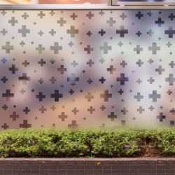 Cross Pharmacy 5 Sichtschutz-Fensterfolie