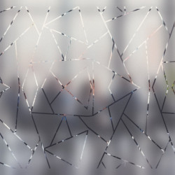 Prisma Geometrische Linien Muster Sichtschutz-Fensterfolie