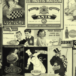 Old Pubs Panorama-Tapete