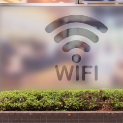 Aufkleber WIFI-Logo 2 matt
