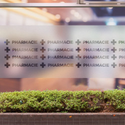 Cross Pharmacy 4 Sichtschutz-Fensterfolie