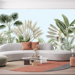 Panoramatapete Tropische Bäume