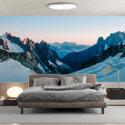 Tapete „Snowy Mountain Panoramic“