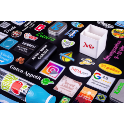 Maßgeschneiderte Aufkleber