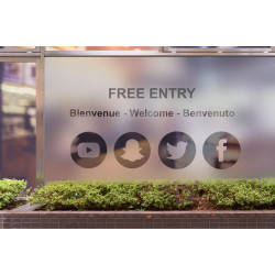 Individuell gestaltete Verdunkelungsfolie