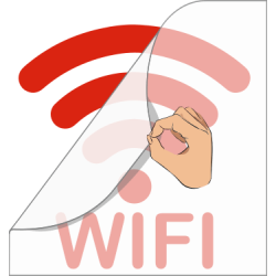 Geformte Vinylaufkleber