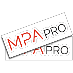 Halbschnitt-Aufkleber