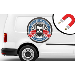 Personalisiertes Auto-Magnetschild (mit Magnet)