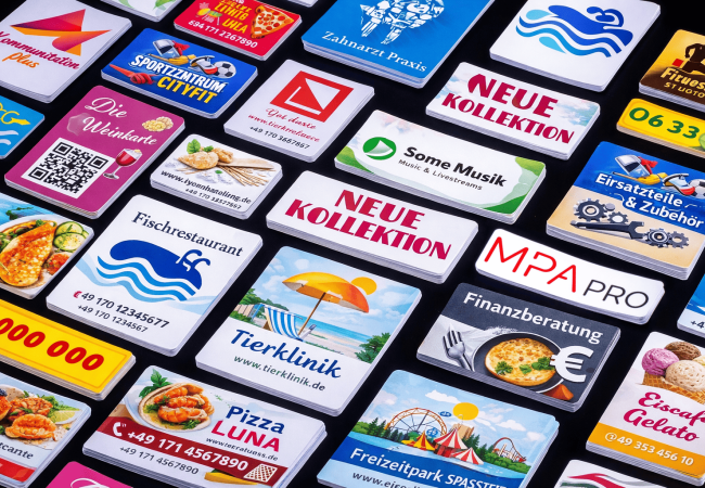 Rechteckige Aufkleber mit abgerundeten Ecken