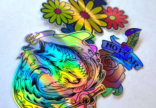 Holographischer Aufkleber