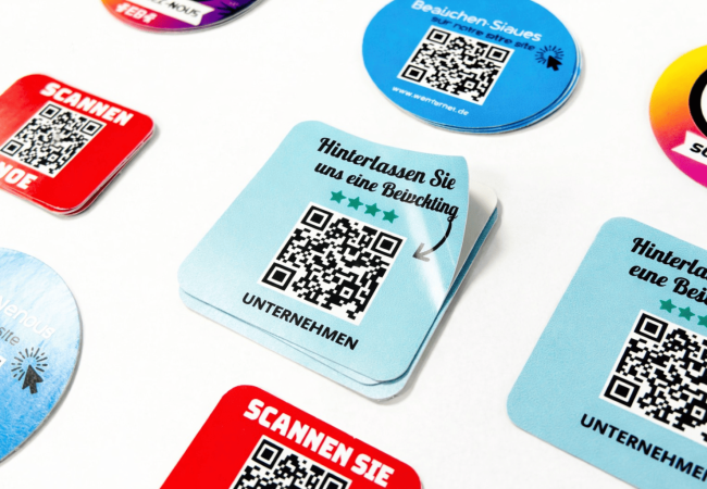 QR-Code-Aufkleber