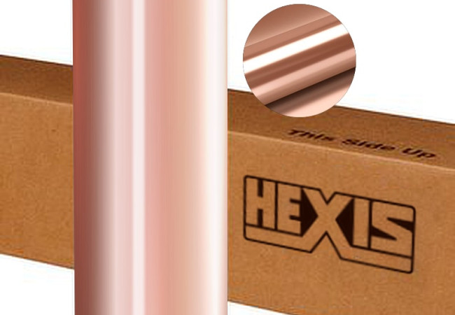 Selbstklebende Vinylfolie Rose Gold - Hexis