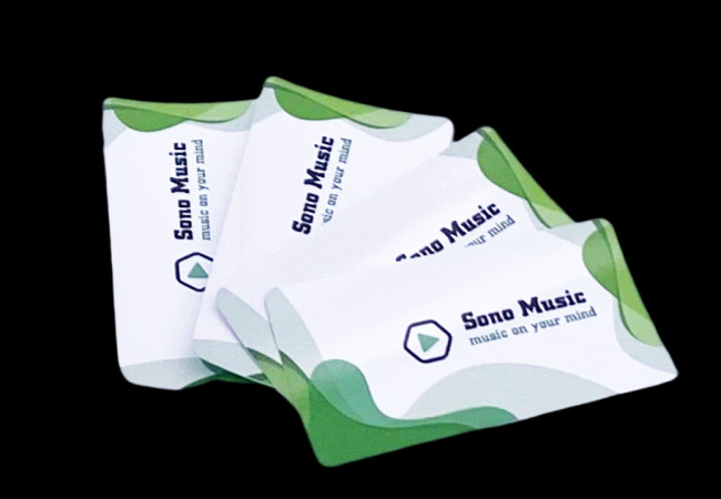 Einzeln ausgestanzte Aufkleber