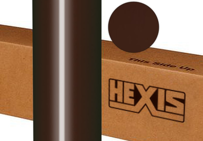 Braunes selbstklebendes Vinyl - Hexis