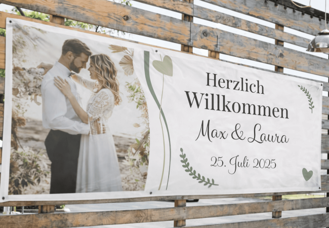 Hochzeitsbanner