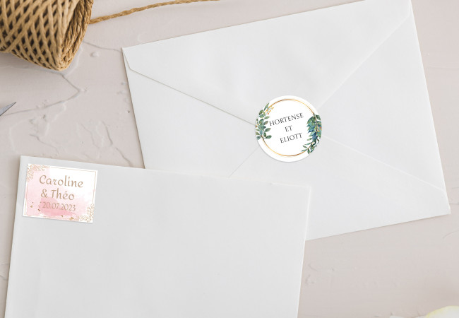 Hochzeitsaufkleber