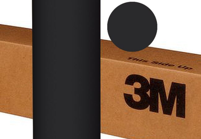 Selbstklebende Vinylfolie Mattschwarz - 3M