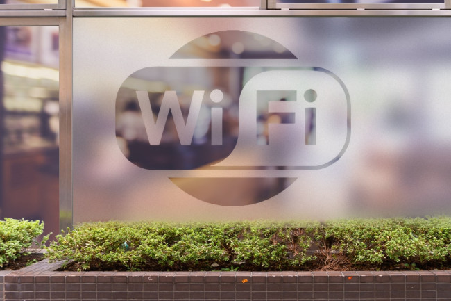 Aufkleber WIFI-Logo matt