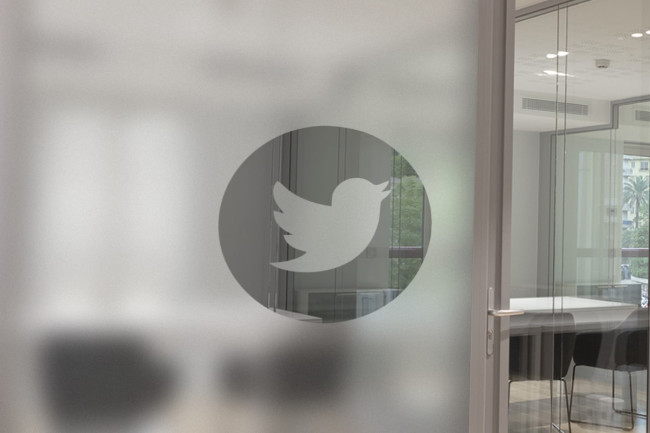 Twitter-Datenschutz-Fensterfolie