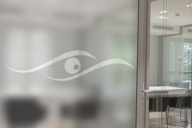 Sichtschutzfolie für Augen