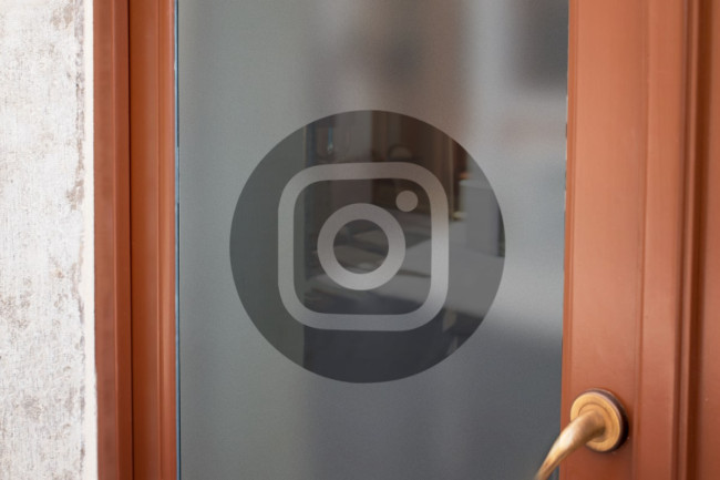 Instagram-Logo-Datenschutz-Fensterfolie
