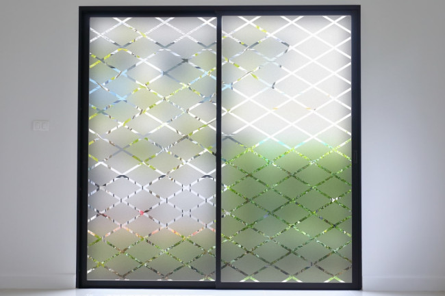 Losange-Muster 2 Sichtschutz-Fensterfolie