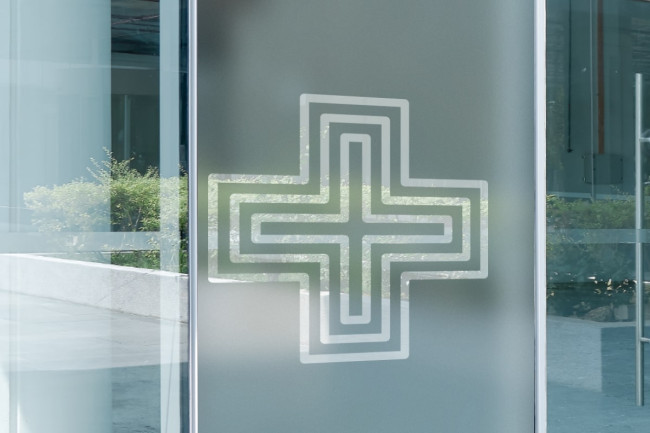 Cross Pharmacy 2 Sichtschutzfolie