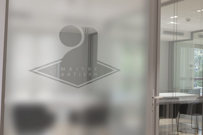 Aufkleber Logo Maitre Artisan matt