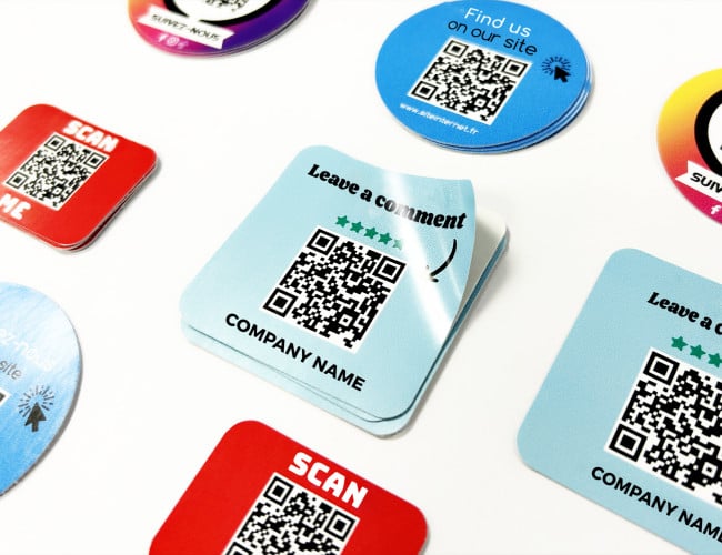 QR Code Aufkleber MPA Pro