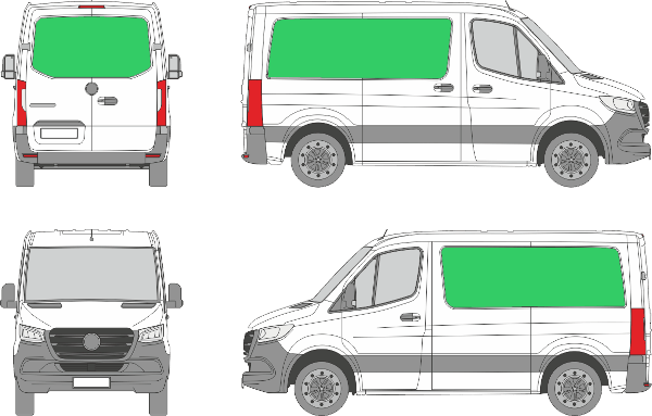 Mercedes Benz Sprinter L1H1 (2018-2026)
